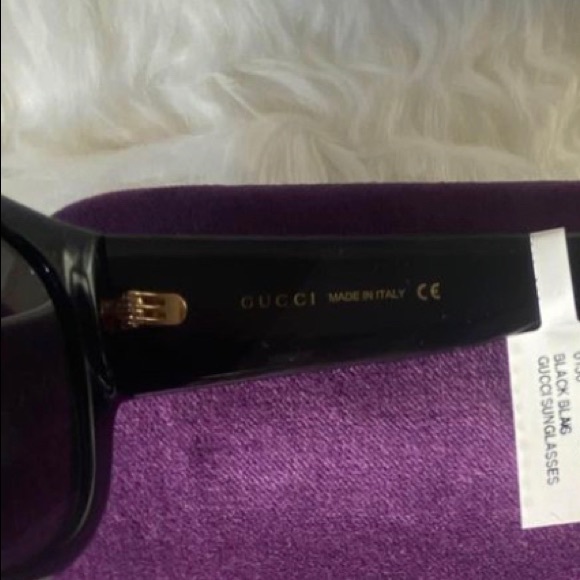 Gucci Square Black Sunglasses - Picture 10 of 13